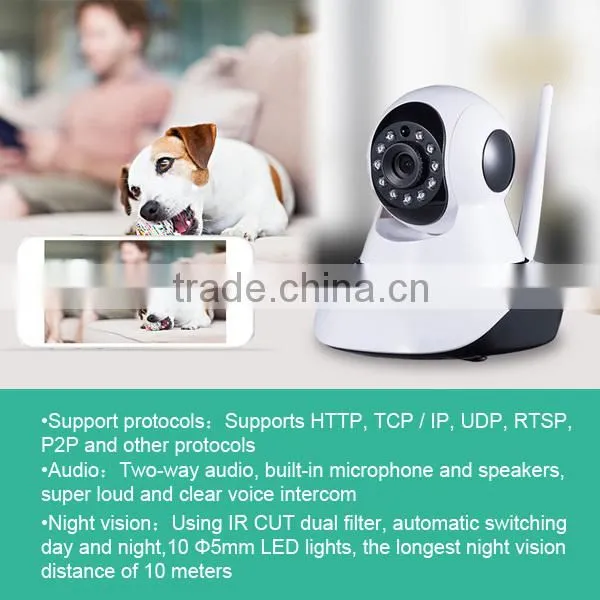 Wireless IP Camera Alarm System,support Coding Sensors via App photo-2