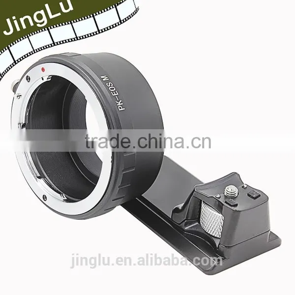 Lens Adapter With Long Tripod for PK Mount Lens to EOS(M) Mount Camera Body photo-3