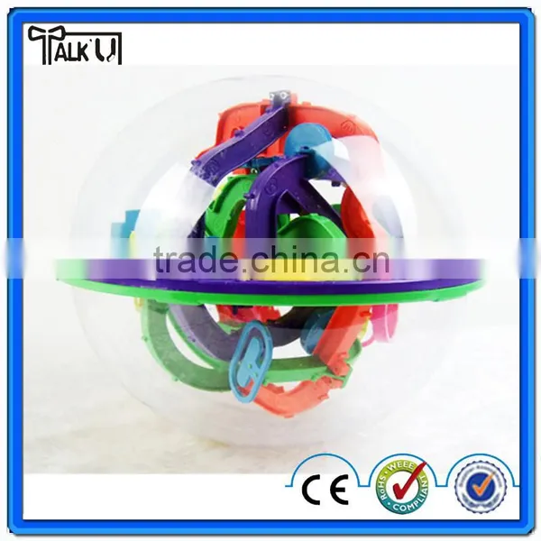 High Quality Plastic Children Intellect 3D Puzzle Maze Ball/educational Puzzle Toy photo-4