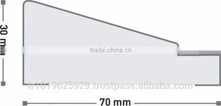 High Gloss Mdf Decorative Profile, Moulding photo-3