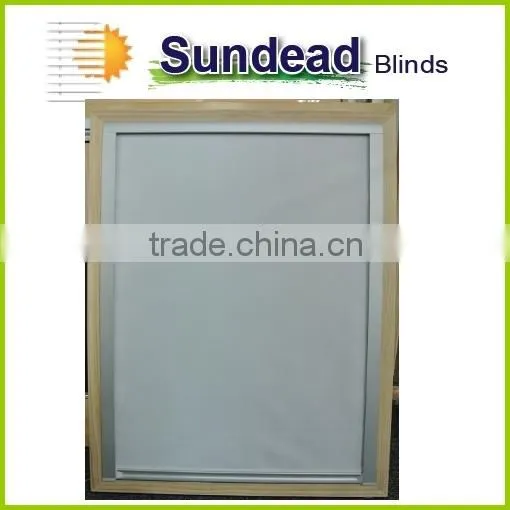 Blackout Fabric Rollers Blinds for Skyview Roof Window at m4 Size Compatible With Roto Window Frame for Home Decor photo-2