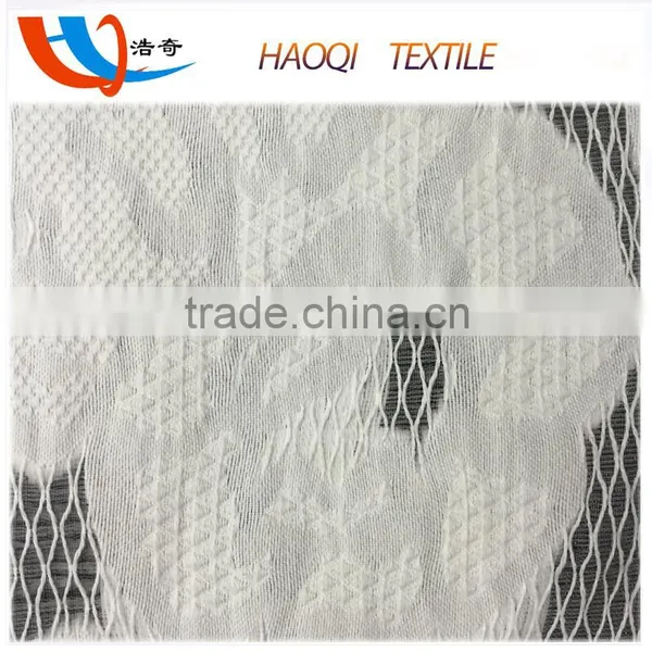 Gird Jacquard Pattern 30% Nylon and 70% Cotton Yarn Fabric for Girls Dress photo-3