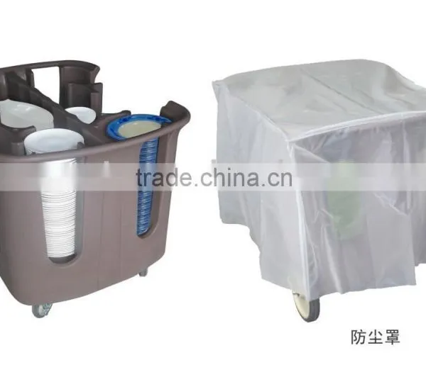 Rotomolded Plastic Adjustable Dish Carts Approved by FDA,CE,ISO photo-3