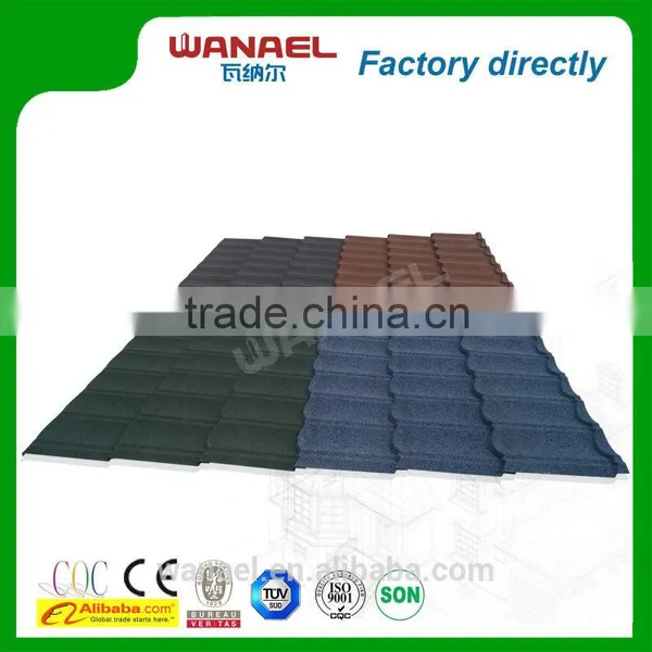 Wanael Stone Coat Steel Roof Tile/economic Roof Covering/metal Roof Dog Houses photo-4