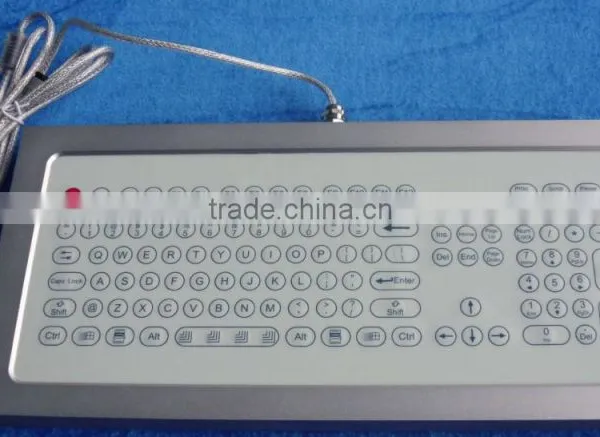 IP68 Dynamic Washable Industrial Membrane Keyboard With Ruggized Sealed Keypad photo-2