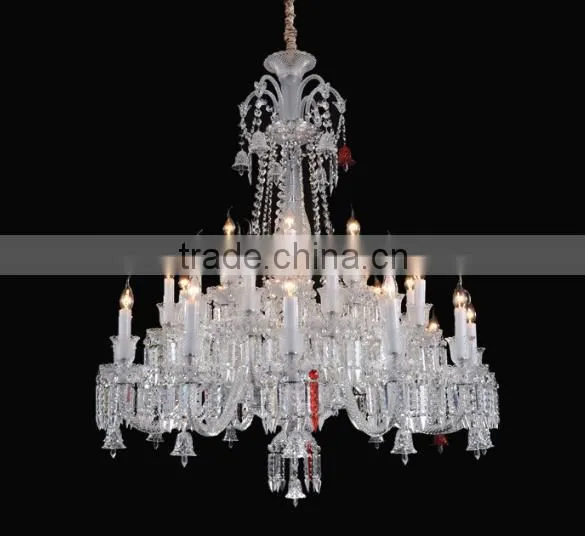 Wholesale Luxury Clear Baccarat Style Crystal Chandelier Popular All Over the World photo-5