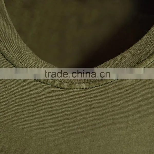 Military Camouflage Army 100% Cotton Army Green Plain T-Shirt Quality Choice photo-4