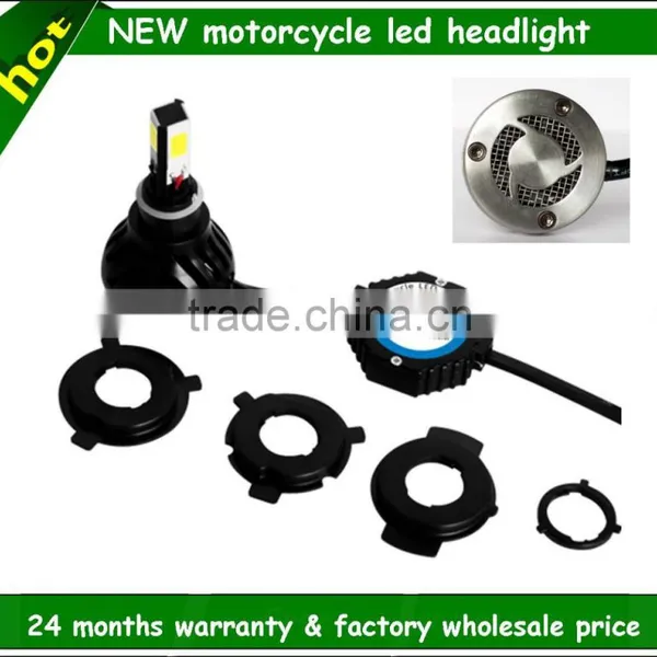 Factory CE Verified 2200lm,2500lm High/low H4,H6,H7 Led for Motorcycle 2015