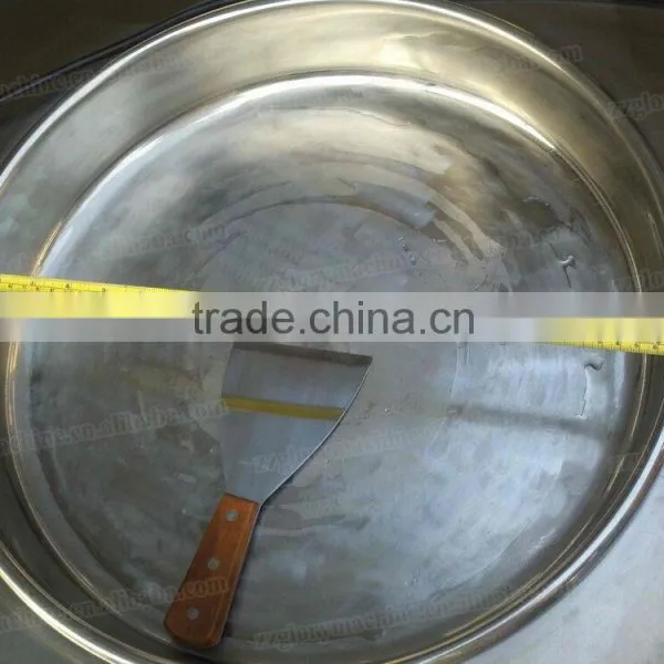 The Best Seller For Double Flat Pans Rolled Ice Cream Machine photo-4