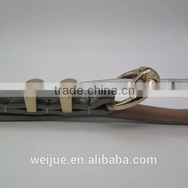 Simple Leather Skinny Belt With Alloy Buckle for Women photo-3