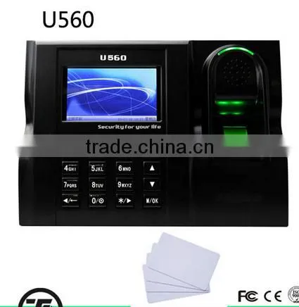 Standard Webserver TCP/IP Communication Tendance Color TFT Screen Optional Rfid/mi-fare Card Fingerprint Time Attendance Clock photo-2