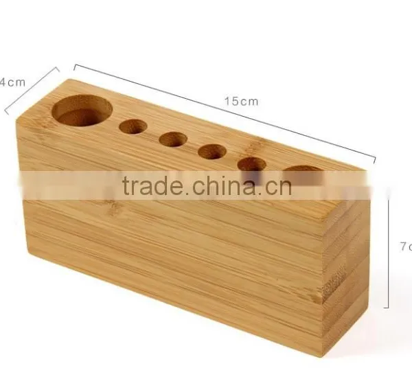 Wood Bamboo Craft Bamboo Pen Holder photo-2