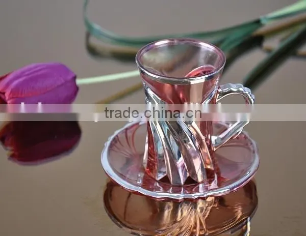 CREATIVE HOT SALING MACHINE PRESSED CUPS AND SAUCERS photo-5