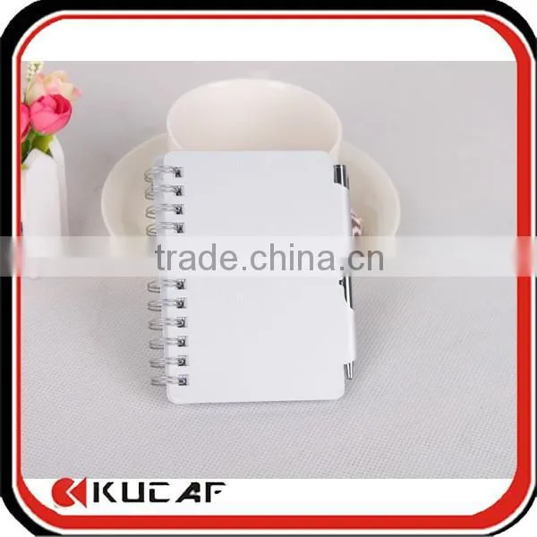 Custom Pocket Aluminum Notepad High Quality Spiral Bound Note Book Printing photo-2