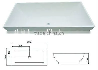 High Quality Waterfall Single Massage Bathtub photo-2