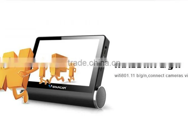 VStarcam HD 7 Inch Touch Screen With Indoor P2P IP Camera Home Security Alarm System photo-4