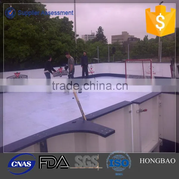 HDPE Fence for ICE Rink,ice Skating Rink Dasher Board,Dovetails Connection Pe Synthetic Ice Rink Sliding Sheets photo-5