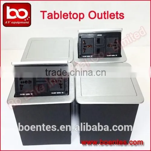 Tabletop/Desktop Pop Up Power Socket With HDMI/VGA/Audio/USB for Conference AV Solutions photo-5