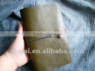 A6 leather organizer notebook