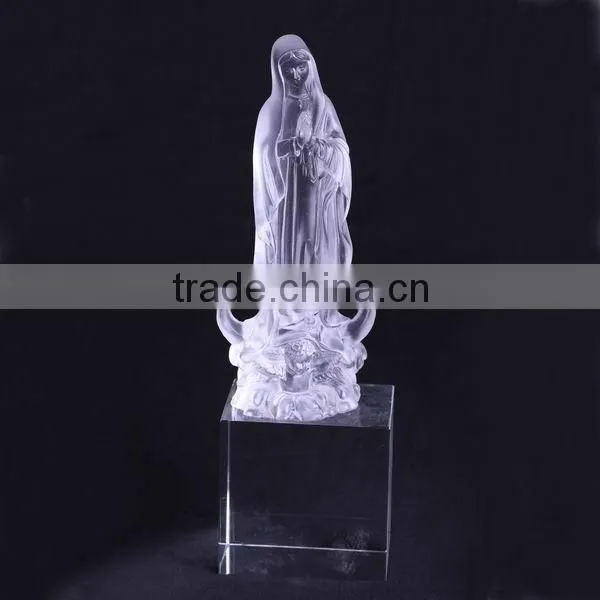 Modern Western Crystal Artwork- Goddess Maria Statue