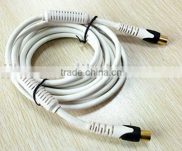 RG59 Connect Cable PAL M-F W/Ferrite Dual Color(W)