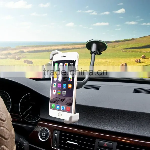 Universal Long Arm/neck 360 Degree Rotation Car Mount Cradle Holder for All Mobile Device, Cell Phone, Smart Phone, Iphone photo-3