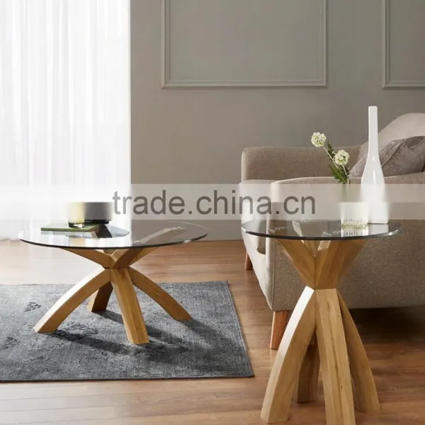 Small Wooden Round Table photo-5