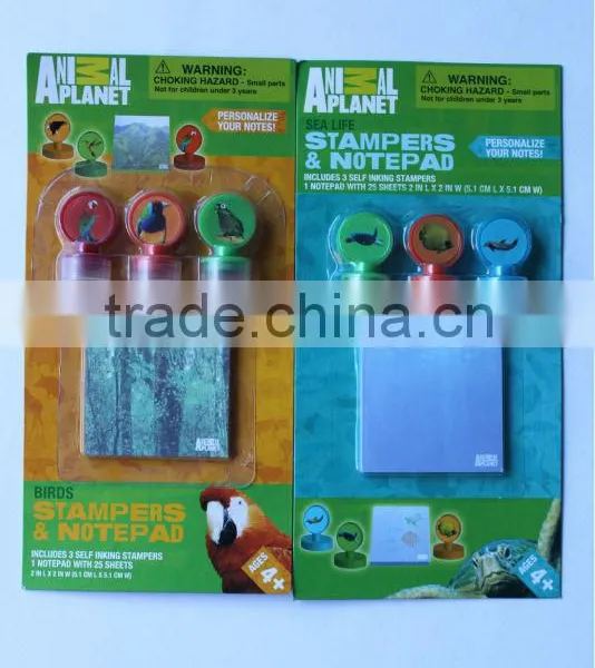 Kids Stampers and Notepad Stationery Set for Kids Office Stationery Set