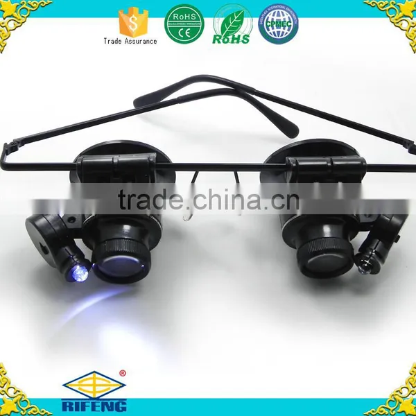 Headset Glasses Type Watch Repair Magnifier With Led Light Magnifier photo-2