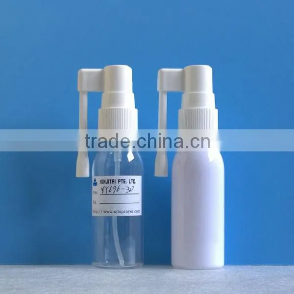 30ml Pharmaceutical PET Thorat Spray Bottle With Bullet Shape
