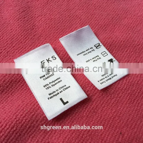 Washing Care Label With Double Sides Printing photo-6