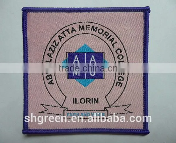 Good Making Woven Badge,woven Patch for College Student Apparel