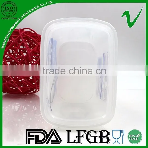 Disposable Plastic Food Container With Snap on Cap photo-4