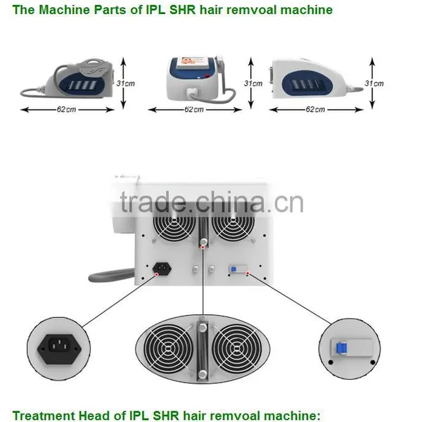 530-1200nm 2016 Best Ipl Photofacial Machine For Medical Home/portable Ipl Hair Removal Machine No Pain photo-5