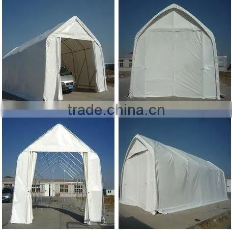 PVC Coated Single Steel Tubes Car Cover 2043 photo-5