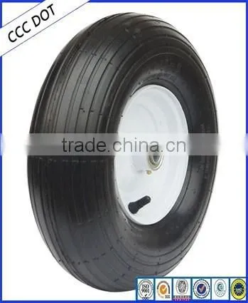 Top Pneumatic Smooth Rubber Wheel 400-8 photo-3