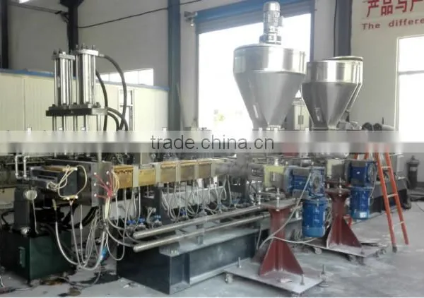 Lab Plastic Masterbatch Granulator Twin Screw Extruder Compounding Granules Machine photo-5
