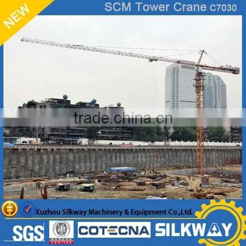 Building Construction Site Generally Using Model SCM-C7030 Tower Cranes photo-2