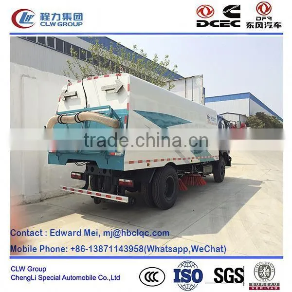 Dongfeng 4*2 4*4 Type 190hp 9 Ton Road Cleaning Truck photo-3