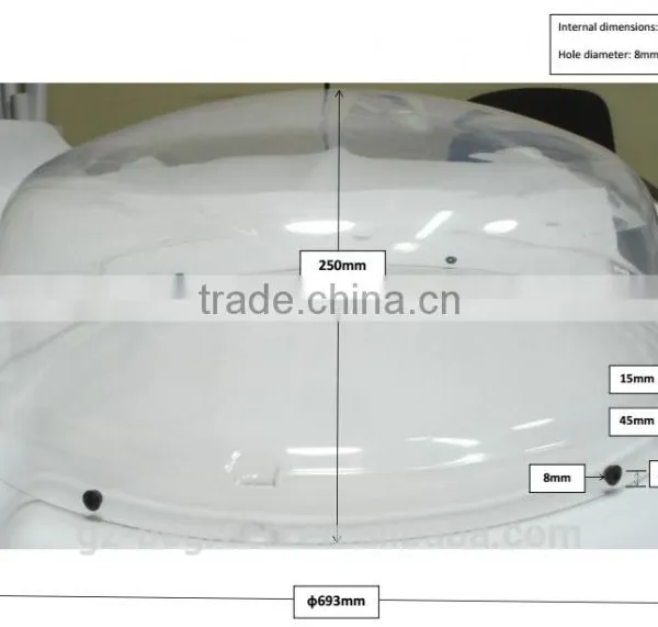 Round Ball Dome Skylight, Polycarbonate Skylight Dome photo-3