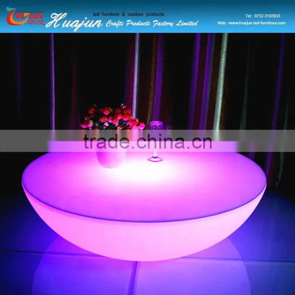 HUAJUN Led Bar Table/ Color Changing Cocktail Table/ Rechargeable Led Table photo-5
