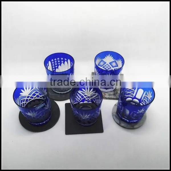 2017 Trendy Home and Hotel Stock Hand Cut Glass Tumbler photo-2