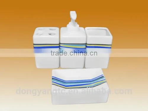 Factory Wholesale Hotel Porcelain Bathroom Accessories, Ceramic Bath Accessories photo-2