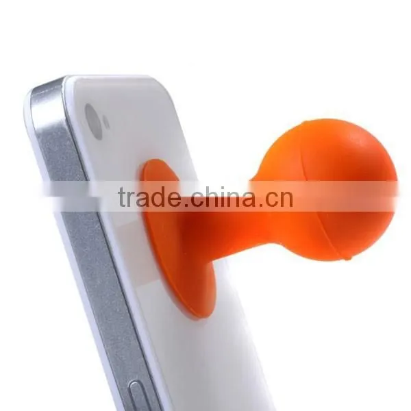 Factory Wholesale New Fashion Mobile Phone Holders / Sucker Cute Ball Shape Silicone Mobile Phone Holders photo-3