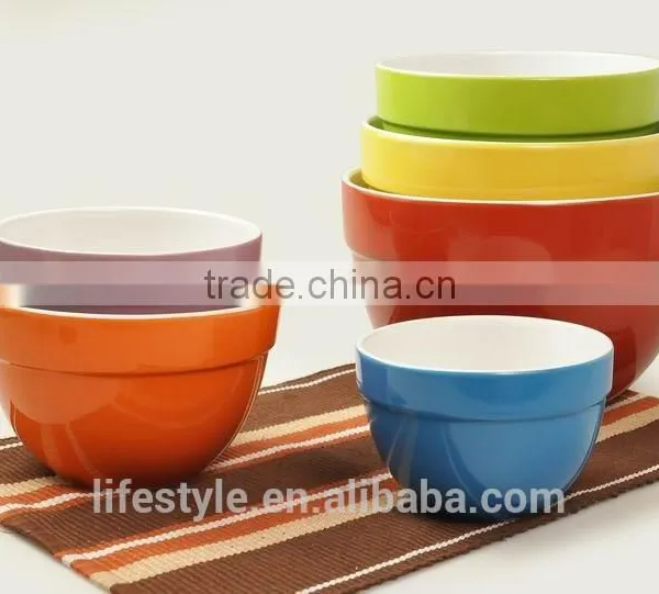 6pcs Mixing Bowl Sets, Embossed Salad Bowl,Fruit Bowl photo-4