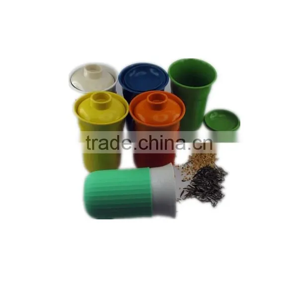 Disposable High Quality Bamboo Fiber Cup With Silicon Sleeve and Bamboo Lid photo-5
