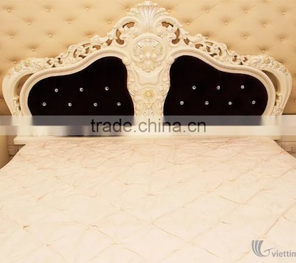 HAND EMBROIDERED BLANKET WITH PILLOWS, 100% HANDMADE IN VIETNAM, ELEGANT COLOR AND DESIGN photo-6