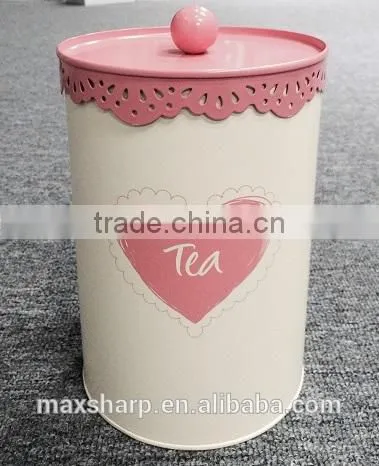 Set of 3 Heart Shape Canister photo-2
