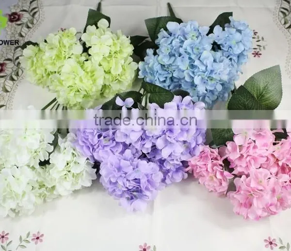 High Quality Silk Hydrangea Artificial Hydrangea Bouquet Decorative Landscaping Hydrangea Bouquet Export Only photo-2