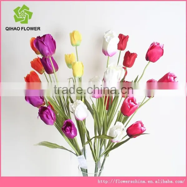 Real Touch Decorative Tulip Artificial Tulip Flower for Garden and Home Decoration photo-2